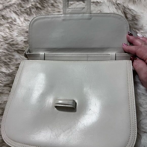 yves‎ st laurent 2 way white bag - Picture 4 of 7